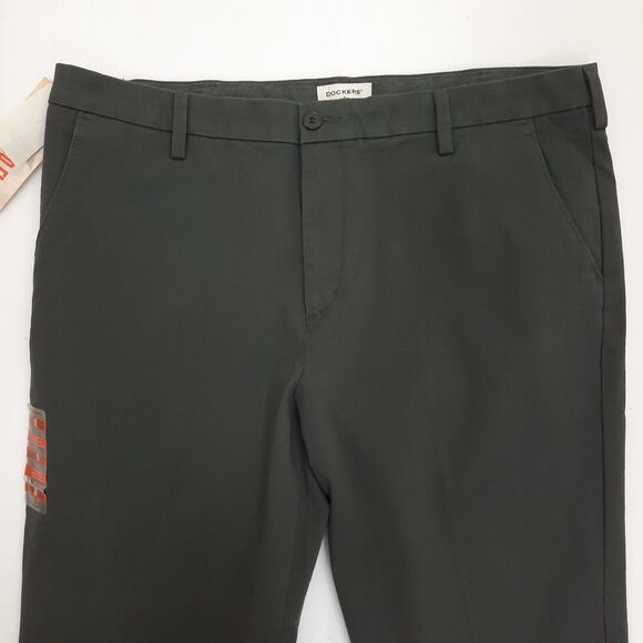 NWT Dockers Workday Khakis Classic Fit Pants Sz 40 x 32 Gray Stretch Flat Front - Picture 2 of 9